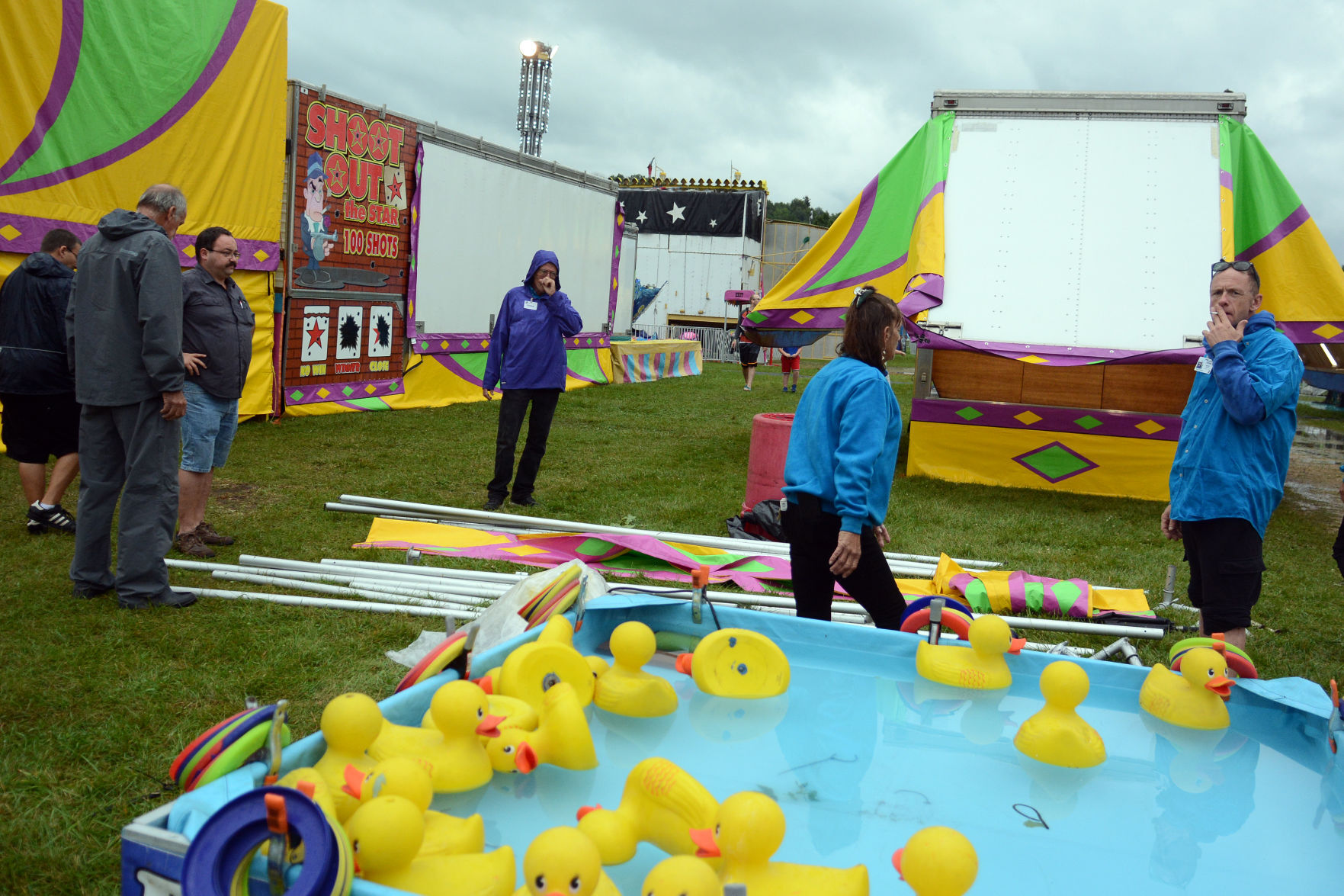 Storm damage at Sauk County Fair